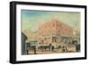 Corner of George and Hunter Streets, Sydney, 1849-A. Torning-Framed Giclee Print