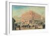 Corner of George and Hunter Streets, Sydney, 1849-A. Torning-Framed Giclee Print