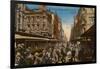 Corner of King and Pitt Streets, Sydney, New South Wales, Australia, C1917-null-Framed Giclee Print