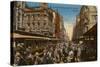 Corner of King and Pitt Streets, Sydney, New South Wales, Australia, C1917-null-Stretched Canvas