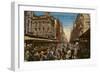 Corner of King and Pitt Streets, Sydney, New South Wales, Australia, C1917-null-Framed Premium Giclee Print