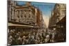 Corner of King and Pitt Streets, Sydney, New South Wales, Australia, C1917-null-Mounted Premium Giclee Print