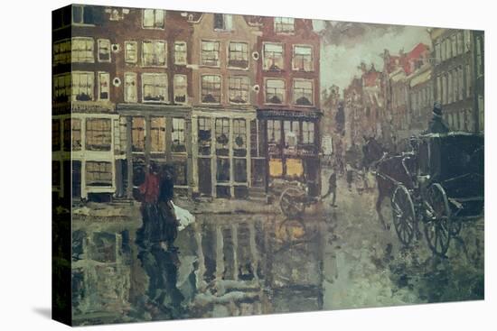 Corner of Leidsche Square, Amsterdam-Georg-Hendrik Breitner-Stretched Canvas