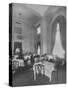 Corner of Main Dining Room showing fine Colonial detail, Roosevelt Hotel, New York City, 1924-Unknown-Stretched Canvas