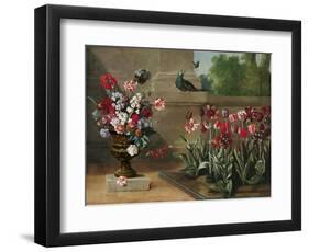 Corner of Monsieur De La Bruyere's Garden, 1744-Jean-Baptiste Oudry-Framed Giclee Print