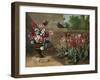 Corner of Monsieur De La Bruyere's Garden, 1744-Jean-Baptiste Oudry-Framed Giclee Print