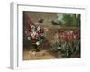 Corner of Monsieur De La Bruyere's Garden, 1744-Jean-Baptiste Oudry-Framed Giclee Print