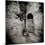 Corner of Quiet Square in Village of Lucignano D'Asso, Tuscany, Italy-Lee Frost-Mounted Photographic Print
