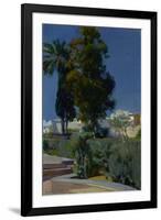 Corner of the Garden, Alcazar, Sevilla, 1910-Joaquin Sorolla y Bastida-Framed Giclee Print