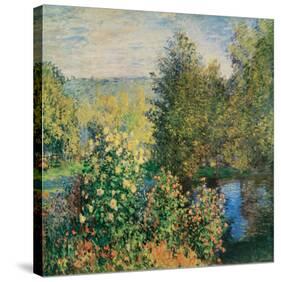 Corner of the Garden at Montgeron, c.1876-Claude Monet-Stretched Canvas