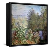 Corner of the Garden at Montgeron, C1876-Claude Monet-Framed Stretched Canvas