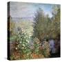 Corner of the Garden at Montgeron, C1876-Claude Monet-Stretched Canvas