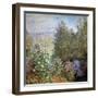 Corner of the Garden at Montgeron, C1876-Claude Monet-Framed Giclee Print