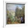 Corner of the Garden at Montgeron, C1876-Claude Monet-Framed Giclee Print