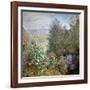 Corner of the Garden at Montgeron, C1876-Claude Monet-Framed Giclee Print