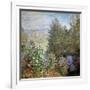 Corner of the Garden at Montgeron, C1876-Claude Monet-Framed Giclee Print