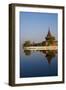 Corner of the Surrounding Wall Reflected in the Moat-Tuul-Framed Photographic Print