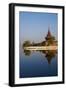 Corner of the Surrounding Wall Reflected in the Moat-Tuul-Framed Photographic Print