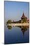 Corner of the Surrounding Wall Reflected in the Moat-Tuul-Mounted Photographic Print