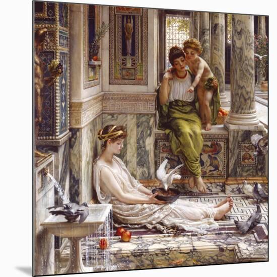 Corner of the Villa-Sir Edward John Poynter-Mounted Premium Giclee Print