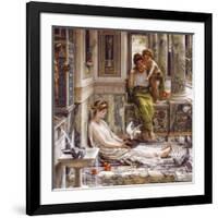 Corner of the Villa-Sir Edward John Poynter-Framed Premium Giclee Print