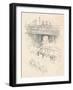 'Corner of Villiers Street, Charing Cross', 1896-Joseph Pennell-Framed Giclee Print