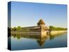 Corner Tower and Moat-Xiaoyang Liu-Stretched Canvas