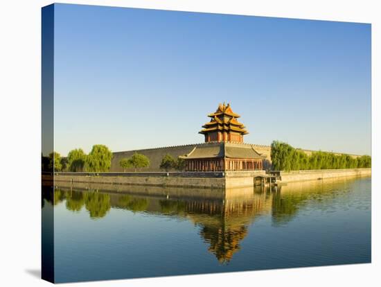 Corner Tower and Moat-Xiaoyang Liu-Stretched Canvas