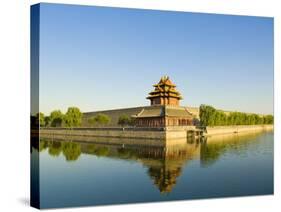 Corner Tower and Moat-Xiaoyang Liu-Stretched Canvas