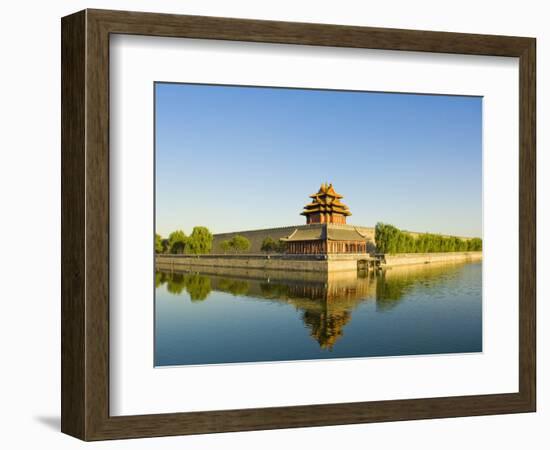 Corner Tower and Moat-Xiaoyang Liu-Framed Photographic Print