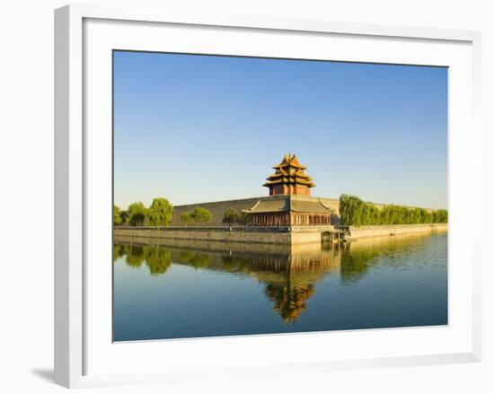 Corner Tower and Moat-Xiaoyang Liu-Framed Photographic Print