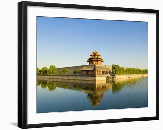 Corner Tower and Moat-Xiaoyang Liu-Framed Photographic Print