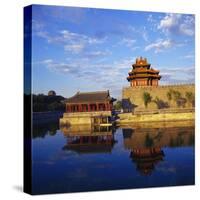 Corner Tower of Forbidden City-Liu Liqun-Stretched Canvas