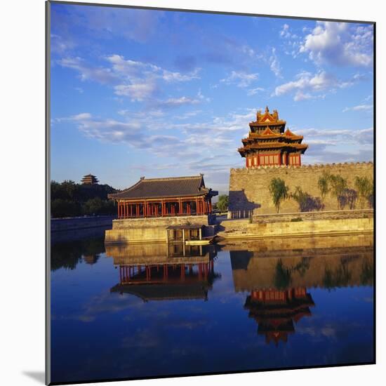 Corner Tower of Forbidden City-Liu Liqun-Mounted Photographic Print