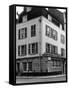 Corner Town House-null-Framed Stretched Canvas