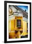 Corner Window With Flowers, Szentendre, Hungary-George Oze-Framed Photographic Print