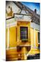 Corner Window With Flowers, Szentendre, Hungary-George Oze-Mounted Photographic Print