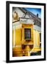 Corner Window With Flowers, Szentendre, Hungary-George Oze-Framed Premium Photographic Print