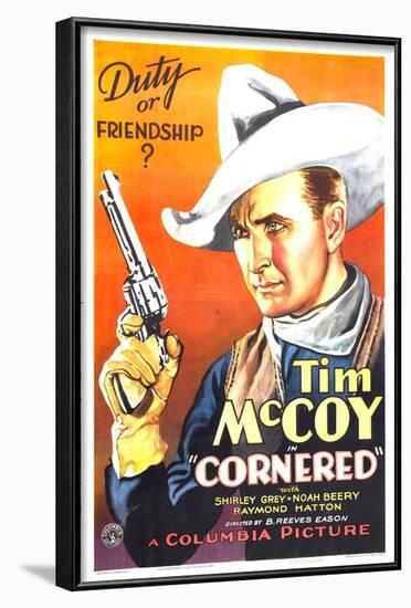 Cornered, Tim McCoy, 1932-null-Framed Art Print