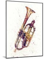 Cornet Abstract Watercolor-Michael Tompsett-Mounted Art Print