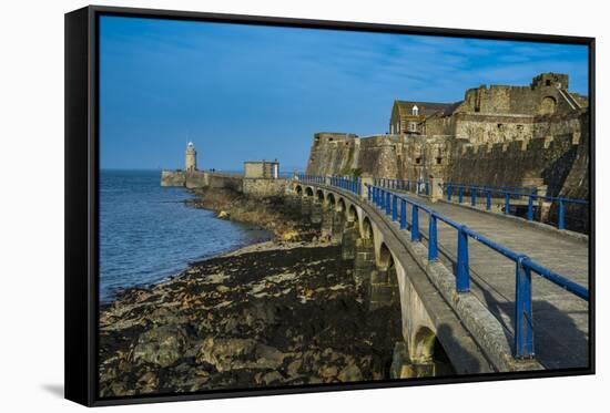Cornet Castle, Saint Peter Port, Guernsey, Channel Islands, United Kingdom-Michael Runkel-Framed Stretched Canvas
