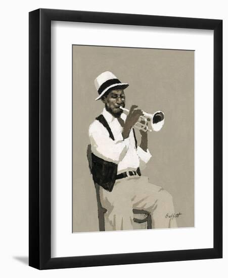 Cornet Player-William Buffett-Framed Art Print