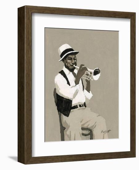 Cornet Player-William Buffett-Framed Art Print