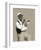 Cornet Player-William Buffett-Framed Art Print