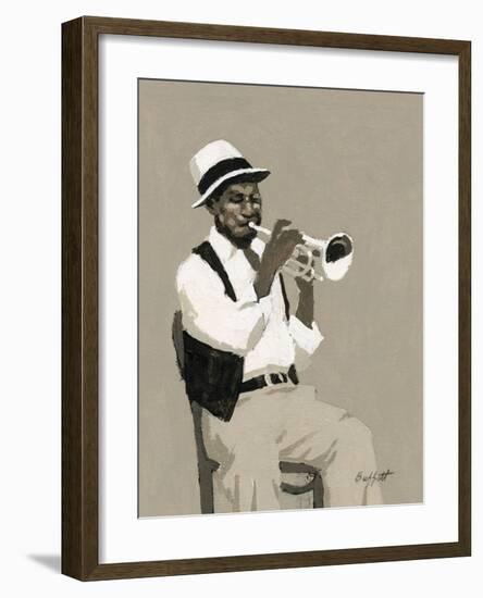 Cornet Player-William Buffett-Framed Art Print