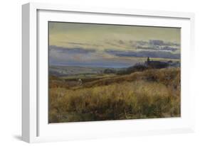 Cornfield at Sunset, 1860-John William Inchbold-Framed Giclee Print