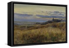 Cornfield at Sunset, 1860-John William Inchbold-Framed Stretched Canvas