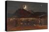 Cornfield by Moonlight-Samuel Palmer-Stretched Canvas