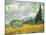 Cornfield with Cypresses-Vincent van Gogh-Mounted Art Print