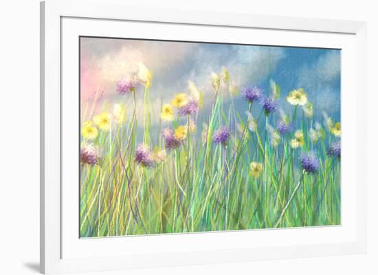 Cornflower Meadow-Claire Westwood-Framed Art Print